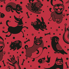 Finesse Pet Blanket - Pet Shop | Black/Cherry