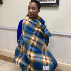 Top Check | Royal/Tobacco