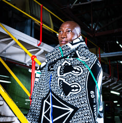 Basotho - Diamond Jubilee  | Black/Natural/Royal/Emerald