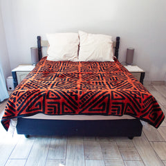 Buhle - Woodcut | Black/Terracotta