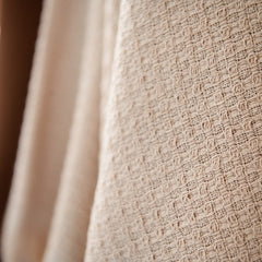 Cotton Honeycomb - Plain | Bone
