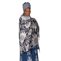 Milan - Gardenia | Navy/Silver Grey