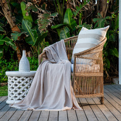 Cotton Honeycomb - Plain | Bone