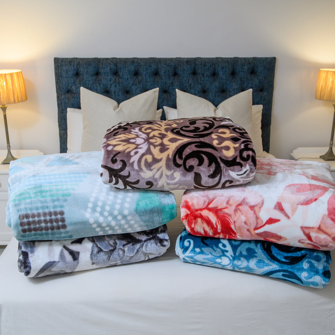 Lobola Bundle - Take 5 | 1 Ply Dbl Queen Mink Designs Assorted