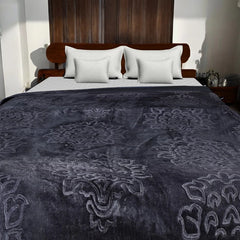 Faux Mink Bella - Plain Charcoal