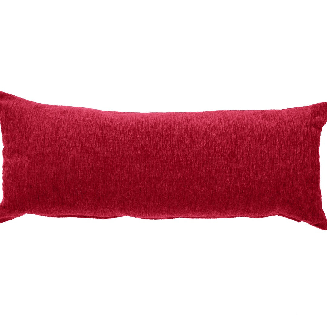 Scatters - Chenille Lumbar | Plain Paprika