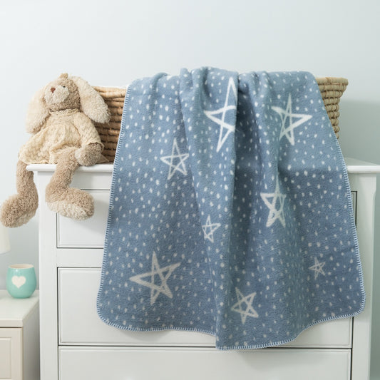 Cotton Suede Baby - Meteor Shower | Overcast Blue