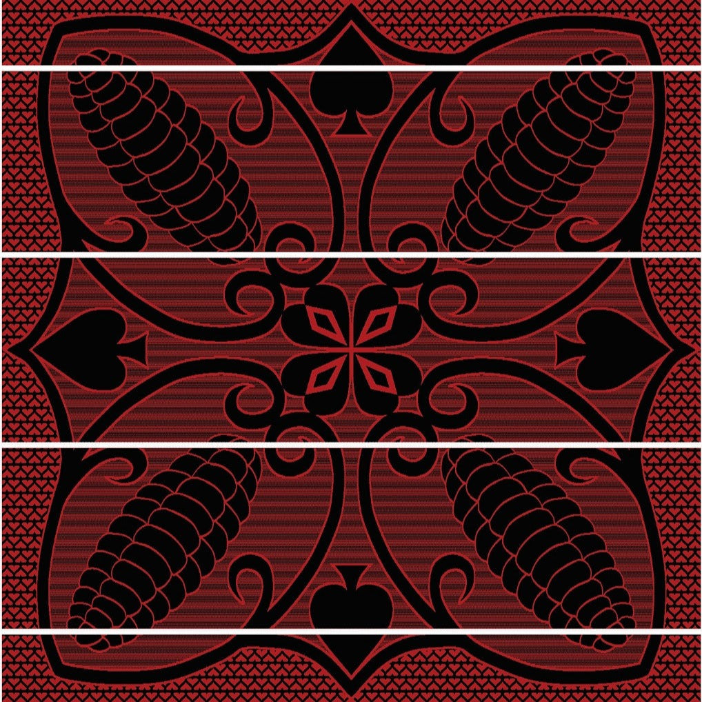 Khotso - Ntjhe Poone | Black/Scarlet/Natural.